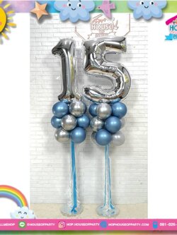 เซ็ตสุดคุ้มตัวเลขตั้งเสาพร้อมตกแต่ง (ราคา/1เสา) สั่งทาง Line:@houseofparty