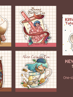 พวงกุญแจอะคริลิก Karan and Friends