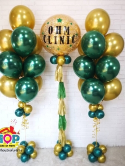 Set คุ้มๆ สวยครบๆ 24" พร้อมช่อด้านข้าง สี Super Metalic