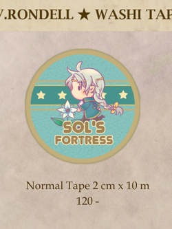 Masking Tape_Sol's Fortress (2cm x10m)