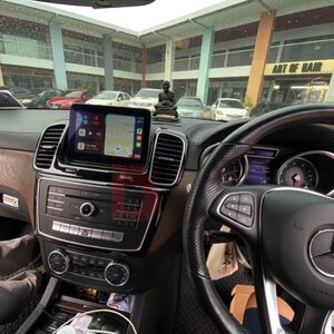 Mercedes Benz GLE Class gle500e ปลดล็อค apple car play android auto activate