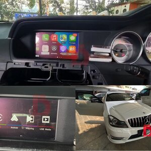 SmartLink apple carplay android auto ในวิทยุเดิม จอเดิมติดรถ Mercedes Benz C class W204