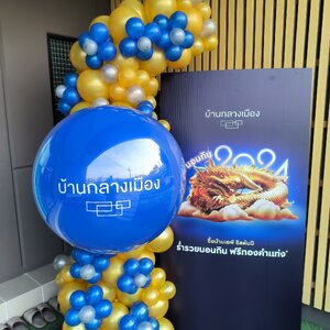 Backdrop 1*1.9 ม. ตกแต่งลูกโป่งสีมุก