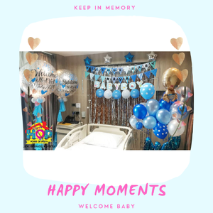 เซตลูกโป่ง New born, Welcome baby