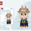ตัวต่ออาร์ตทอย Size Jumbo - Linkgo 60001-60004 Art Toy - Popmart - Labubu