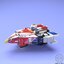 Choujin Sentai Jetman Super Mini Pla Jet Icarus by Bandai (Set of 5)