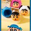 สกุชชี่ พวงกุญแจ Crayon Shinchan Dress Up Doll Series Squishy Plush Keychain by Deli