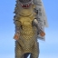 Ultra Monster Series - Ultraman No.22 Bemular (matte, dark brown, gold, green) 7” by Bandai