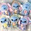 ตุ๊กตาพวงกุญแจ Disney - Lilo & Stitch - Eat Something Before Sleep Series Plush Keychain by Miniso
