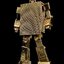 Gold Lightan Model Kit (with Alloy Parts) by Shohoriku Limited
