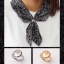 PRE-ORDER : [JoJo's Bizarre Adventure Diamonds are Unbreakable x tk.TAKEO KIKUCHI] Morioh Town Map & Mark Scarf Ring Set
