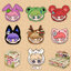 ตุ๊กตาพวงกุญแจ UNA Fantasy World - Roll Plush Toy Series by The Clock Toys