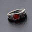 PRE-ORDER : Kamen Rider OOO Cracked Taka Medal SILVER925 Ring