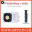 ZSYB S100 White + H100 Battery Bi-Color 2700-6500K 100W Portable LED Video Light Pocket light ไฟLEDพกพา เครื่้องขาว