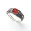 PRE-ORDER : Kamen Rider OOO Cracked Taka Medal SILVER925 Ring