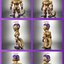 PRE-ORDER : Dragon Ball Retro Sofubi Golden Freezer / Golden Freezer [Angel's Ring Ver.]
