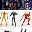 กาชาปอง อีวา อีวานเกเลี่ยน Ultimate Action Evangelion vol. 1 Gashapon by Bandai (Set of 5)