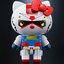 CHOGOKIN RX-78-2 Gundam x Hello Kitty by Bandai