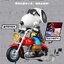Snoopy & Motorcycle by Miniso
