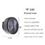ZSYB YF-140 Fresnel Continuous Light Lens Bowens Mount เลนส์ปรับองศาการกระจายแสงไฟสตูดิโอ 15-55 องศา