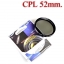 Digital Filter 52mm. CPL Circular Polarizing C-PL