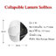 Mini Bowens Mount L30 Collapsible Lantern Softbox SoftBall โคมลูกบอลผ้า30cm For Ulanzi หรือ Youngnuo