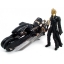 Final Fantasy VII Advent Children Play Arts Cloud Strife & Fenrir Motorcycle Action Figure Deluxe Set by Square Enix