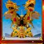 PRE-ORDER : GANSO SD GUNDAM WORLD Golden God Superior Kaiser / Sun God Kaiser