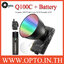Sidande Q100C + Battery 100W RGB Full Color Portable LED Video Light Pocket light ไฟLEDพกพาพร้อมแบตเตอรี่ Q100
