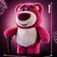 กระปุกออมสิน ลิขสิทธิ์แท้ Disney - Toy Story - Lotso Strawberry Bear Piggy Bank