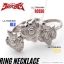 PRE-ORDER :Ultraman Taiga Motif Ring Necklace