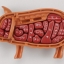 Pre-order : Kaitai Puzzle Series 3D Pig Dissection Puzzle (JAPANESE Ver.) by Megahouse
