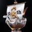 CHOGOKIN GOING MERRY -ONE PIECE 20TH ANNIVERSARY PREMIUM COLOR VER.- by Bandai (มือ1 แกะเชค มีตำหนิระเบียงหักจากโรงงาน)