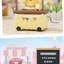 กล่องดนตรีมือหมุน Sanrio ลิขสิทธิ์แท้ - Sanrio Family Market Food Stall Hand Crank Music Box by Holly Box