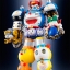 Chogokin Cho gattai SF Robot Fujiko F. Fujio Characters by Bandai (มือสอง สภาพ 90%)