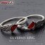 PRE-ORDER : Kamen Rider OOO Cracked Taka Medal SILVER925 Ring