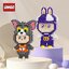 ตัวต่ออาร์ตทอย Size Jumbo - Linkgo 60001-60004 Art Toy - Popmart - Labubu