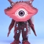 Ultra Monster Series - Ultraman Gaia No.05 Gan-Q (black & purple iris) 5” by Bandai