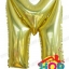 ลูกโป่งฟอยส์ตัวอักษร M ขนาด 40 นิ้ว สีทอง