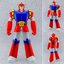 Pre-order : Super Robot Vinyl Collection Blocker Gundan IV Machine Blaster: Robocules / Bullcaeser / Sandaioh / Boss Palder by Action Toys