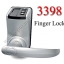 3398 ADEL Fingerprint Door Lock System FingerScan 3 in 1 Metal เครื่องสแกนนิ้วมือ