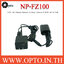 NP-FZ100 USB+AC Adapter Battery for Sony Camera A7RM3 A9 A7RIII A7R3 แบตเตอรี่แบบเสียบปลั๊กไฟหรือUSB