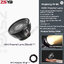 ZSYB YF-80 Fresnel 25Degree Lens ZY Mount and Mini Bowens Mount เลนส์มุมแคบ เพิ่มความสว่าง YF80
