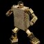 Gold Lightan Model Kit (with Alloy Parts) by Shohoriku Limited