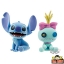 FLUFFY PUFFY Disney Characters - Lilo & Stitch - Stitch & Scrump