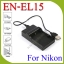 USB EN-EL15BatteryChargerแท่นชาร์จสำหรับแบตเตอรี่กล้องNikon EN-EL15กล้องรุ่นD7200 D600 D750 D800e D810