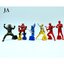Juuken Sentai Gekiranger Full Color Heroes vol. 1 Gashapon by Bandai (Set of 6)