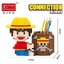 Linkgo 68343-68346 / Lechuan 68539-68543 Sanrio & Disney Pen Holder Pikachu / Stella Lou / Mario / Stitch