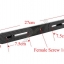 27cm Camera or Flash Holder Dual Head 1/4 Stand
