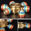 Fidget Spinner - Triple Stripes Wheel (long)
